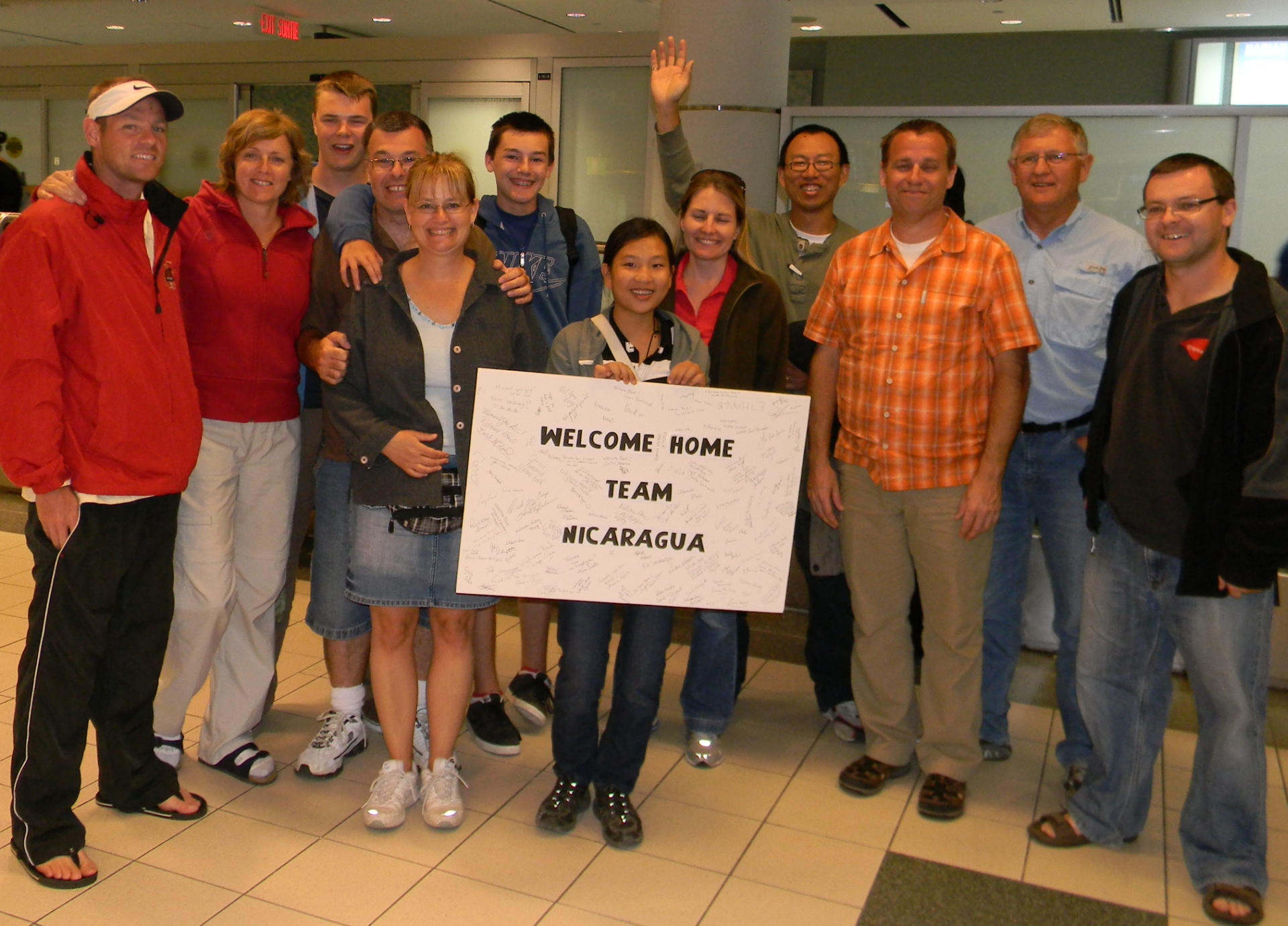 Team Nicaragua is home reduced