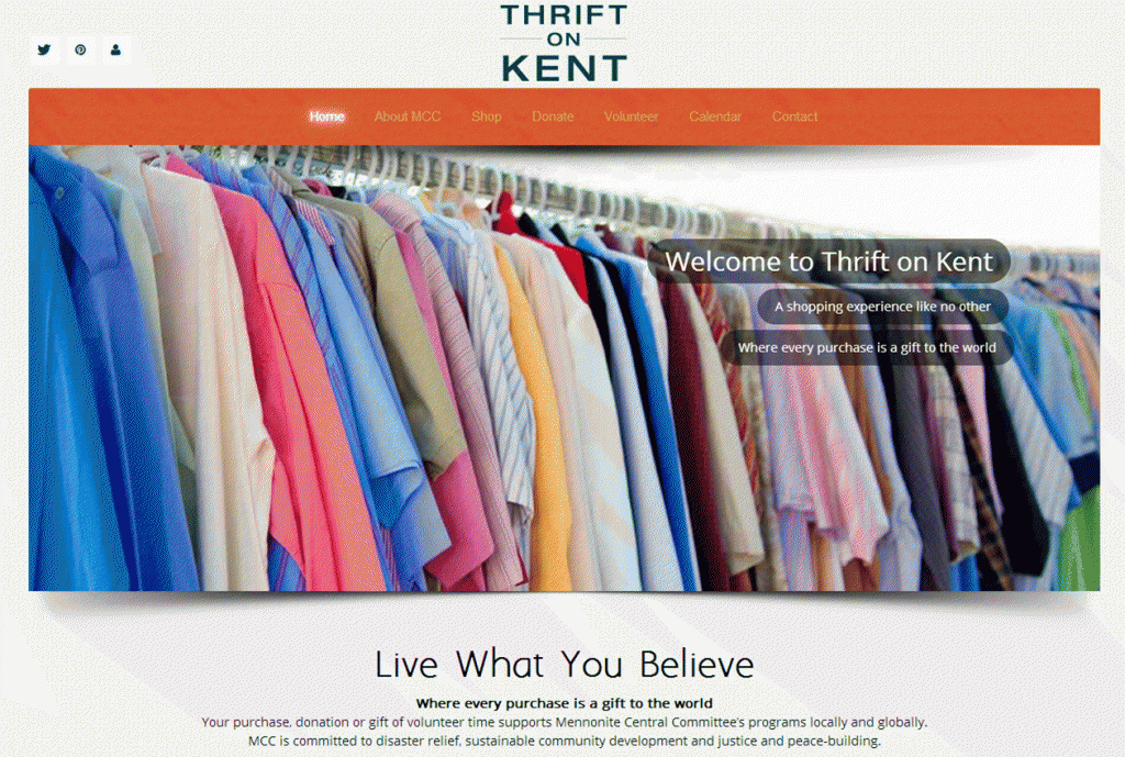 Thrift on Kent Website