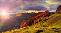 Sunset on Hill